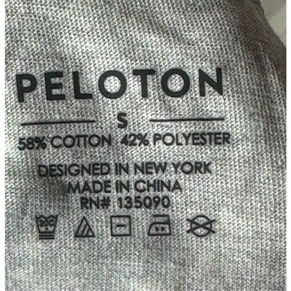 Peloton NEW with tags gray racer tank top - size S- together we go far - Picture 9 of 10
